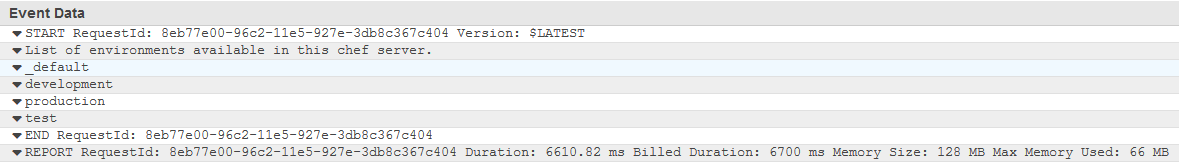 Lambda Ruby log